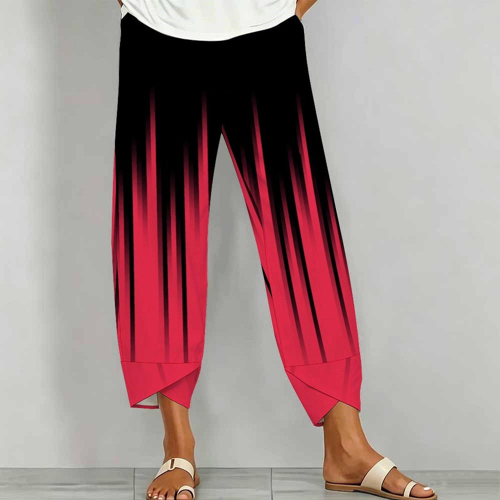 エレガントなスポーツパンツ ストリートファッション トラウザ - Fashion Street Yoga のレビューと価格
