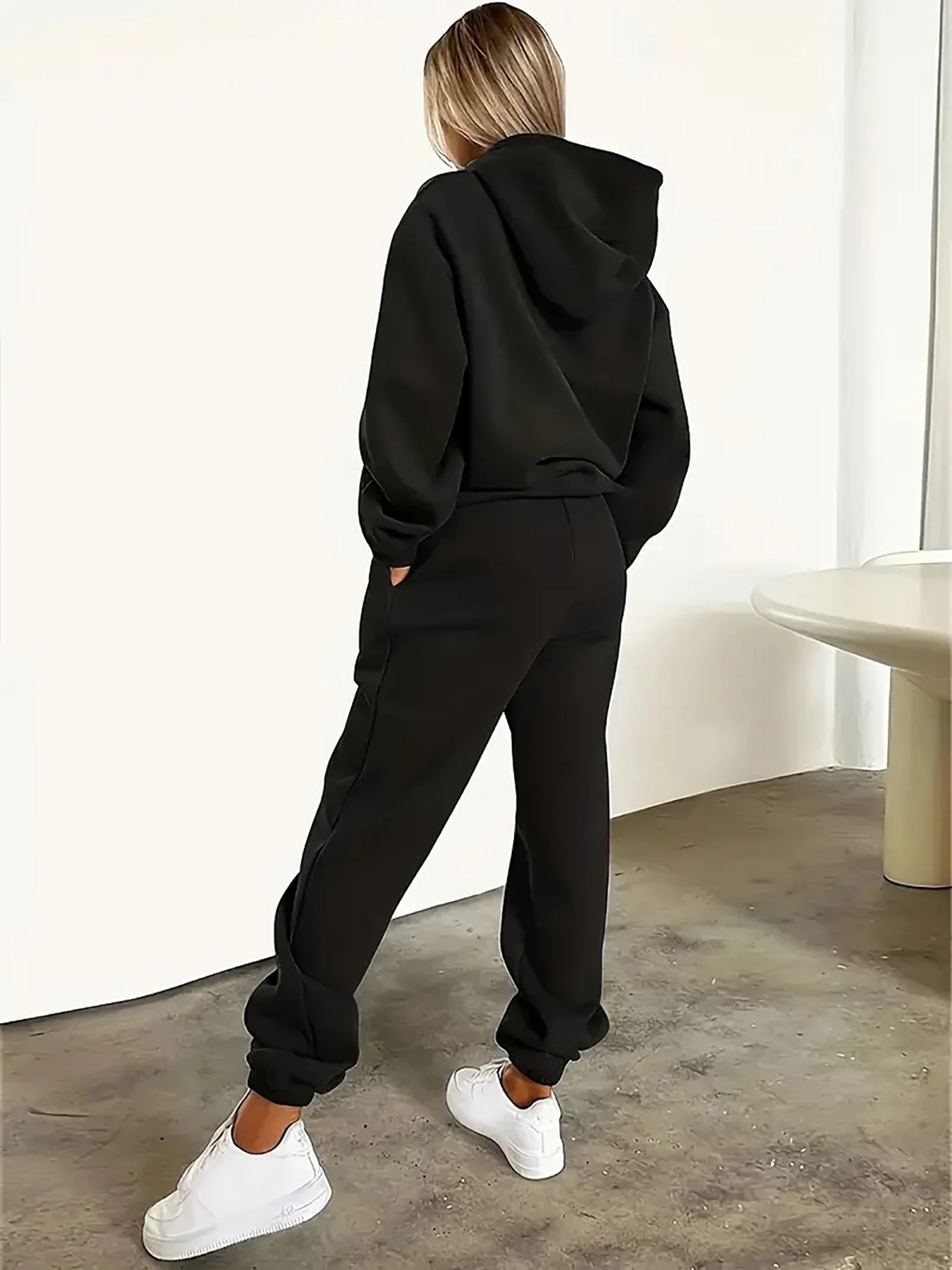 2026年レディース、2点セットのトラックスーツ。パーカーと - Street Fashion Men のレビューと価格