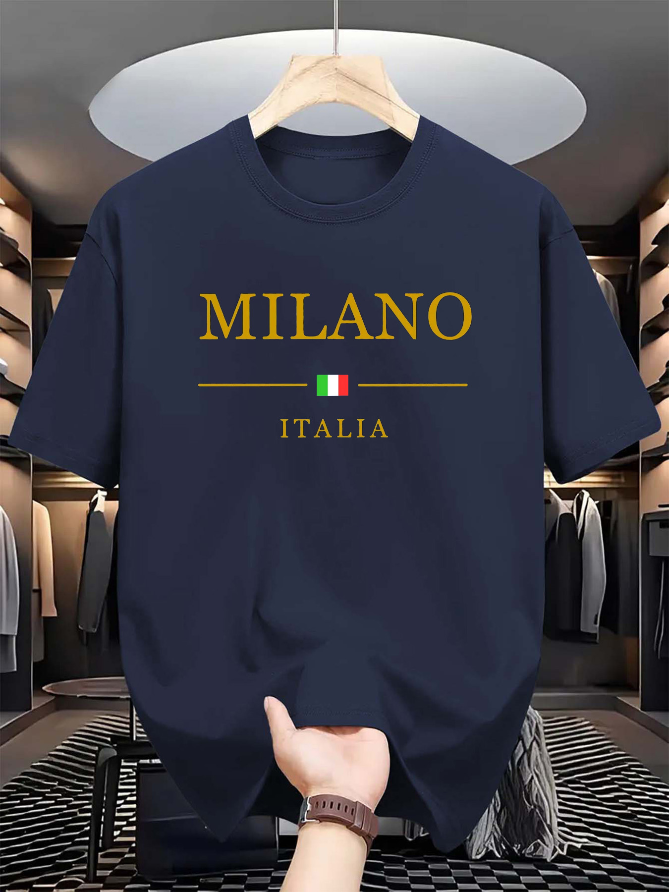 イタリア ミラノ プリント メンズ レディース ピュアコット - Street Fashion Of Milan のレビューと価格