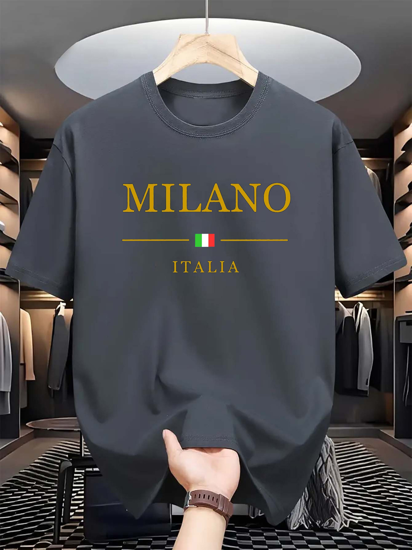 イタリア ミラノ プリント メンズ レディース ピュアコット - Street Fashion Of Milan のレビューと価格