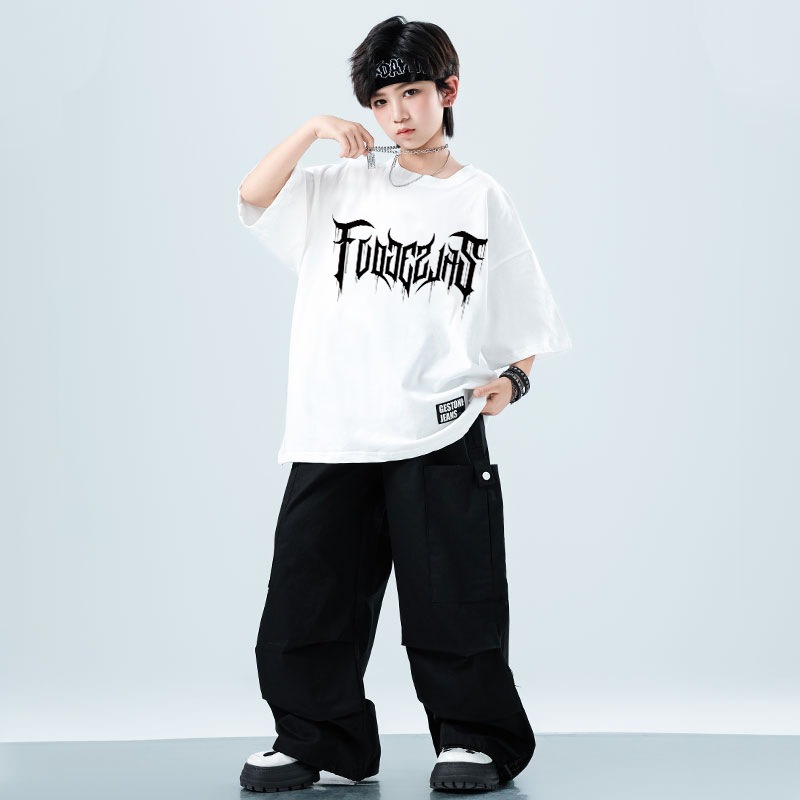 ユニセックス ヒップホップ ストリートダンス コスチューム  - Street Fashion For Boy のレビューと価格