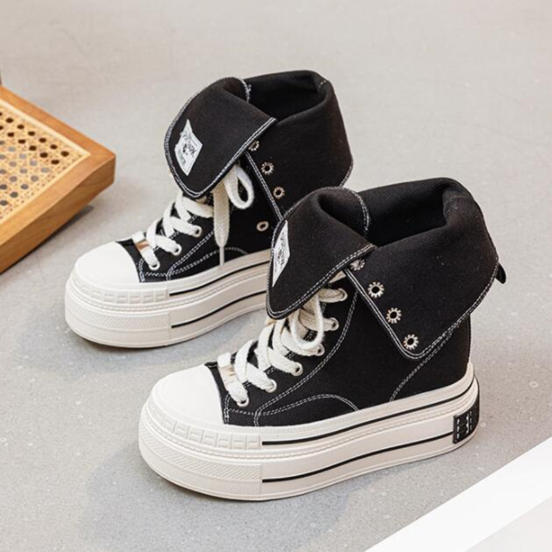 12 センチメートルスケートボード通気性高さを高める靴デニム - Street Fashion Brands のレビューと価格