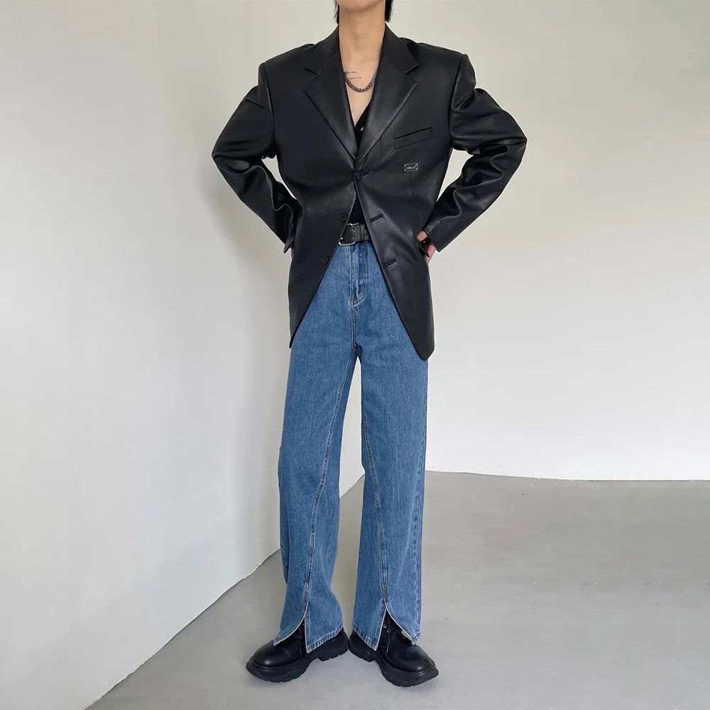 2025年冬新作 メンズ 長袖PUレザージャケット ユニセッ - Street Fashion Trends 2025 のレビューと価格