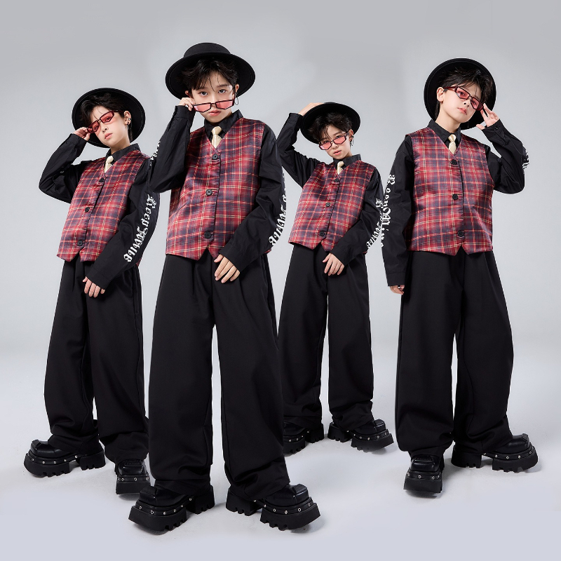 ファッションボーイズストリートウェア服セットクールジャズダン - Street Fashion For Boy のレビューと価格