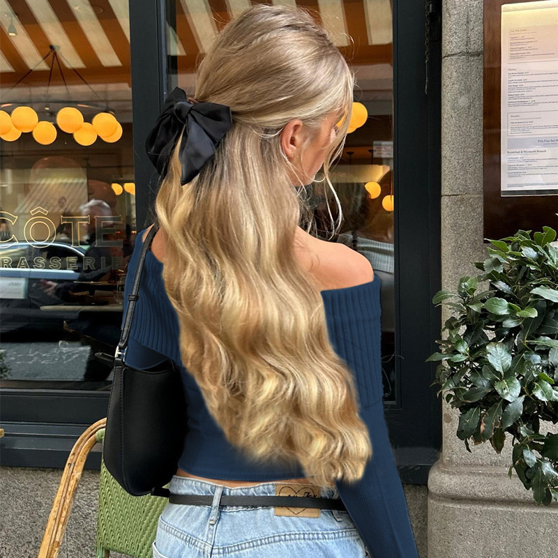 ストリートファッション オフショルダートップ レディース 長 - Street Fashion For 2026 のレビューと価格