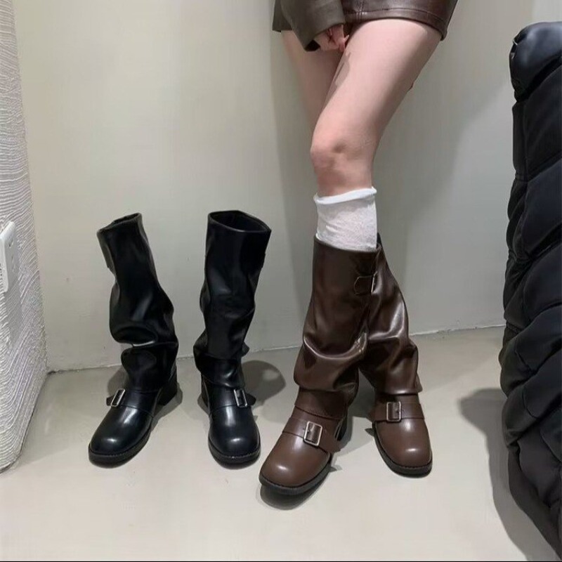 2025年女性用ブーツ ニーハイ プラットフォーム チャンキ - Street Fashion Trends 2025 のレビューと価格