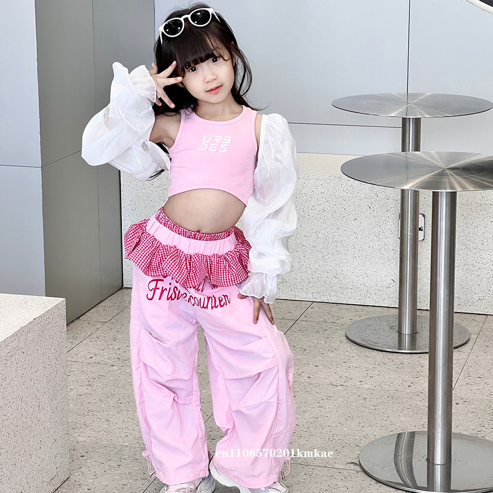 ジャズダンスの服女の子のための Kpop 衣装ヒップホップパ - Street Fashion Show のレビューと価格