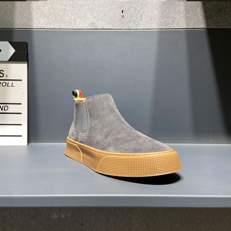 2026秋冬メンズチェルシーブーツ スリップオン PUレザー - Street Fashion Rome のレビューと価格